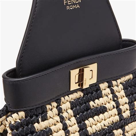 Fendi FF Raffia Guitar Bag 